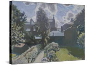 My Back Garden-Sir George Clausen-Stretched Canvas