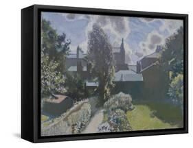 My Back Garden-Sir George Clausen-Framed Stretched Canvas