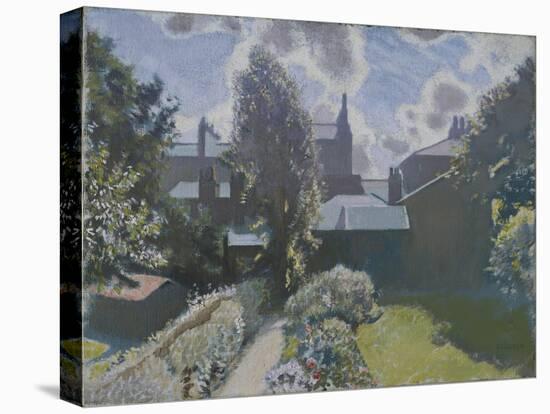 My Back Garden-Sir George Clausen-Stretched Canvas