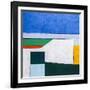 My balcony (L)-Hyunah Kim-Framed Art Print