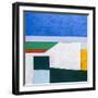 My balcony (L)-Hyunah Kim-Framed Art Print