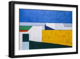 My balcony-Hyunah Kim-Framed Art Print