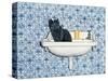 My Bathroom Cat-Ditz-Stretched Canvas
