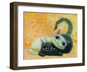 My BFF-K^ Leov-Framed Art Print