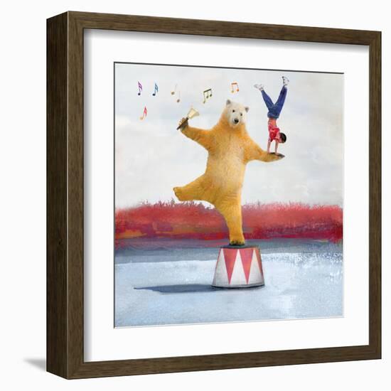 My Big Bear Friend-Nancy Tillman-Framed Art Print