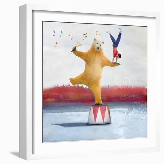 My Big Bear Friend-Nancy Tillman-Framed Art Print