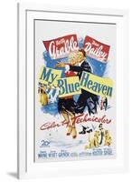 My Blue Heaven, Betty Grable, Dan Dailey, 1950-null-Framed Art Print