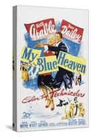 My Blue Heaven, Betty Grable, Dan Dailey, 1950-null-Stretched Canvas