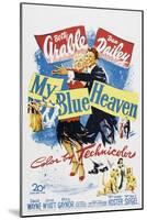 My Blue Heaven, Betty Grable, Dan Dailey, 1950-null-Mounted Art Print