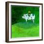 My Blue-Spotted Pig Took Me Home, 2003-Gigi Sudbury-Framed Giclee Print