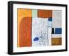 My blue-Hyunah Kim-Framed Art Print