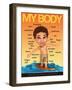 My Body (Surfer Boy) in English-Gerard Aflague Collection-Framed Art Print