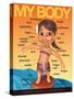 My Body (Surfer Girl) in English-Gerard Aflague Collection-Stretched Canvas