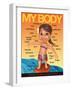 My Body (Surfer Girl) in English-Gerard Aflague Collection-Framed Art Print