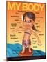 My Body (Surfer Girl) in English-Gerard Aflague Collection-Mounted Art Print