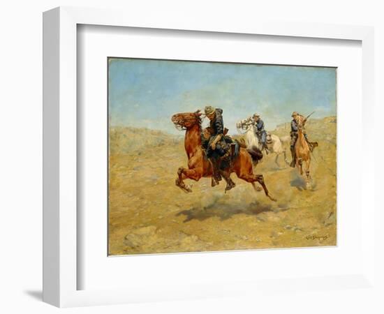 My Bunkie, 1899-Charles Schreyvogel-Framed Giclee Print