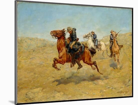 My Bunkie, 1899-Charles Schreyvogel-Mounted Giclee Print