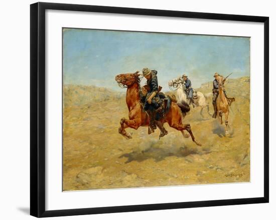 My Bunkie, 1899-Charles Schreyvogel-Framed Giclee Print