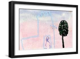 My Castle, a Seagull and a Cyprus Tree, 2005-Gigi Sudbury-Framed Giclee Print