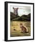 My Cat's Worst Nightmare-Leah Saulnier-Framed Giclee Print