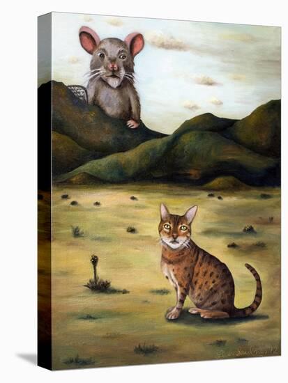 My Cat's Worst Nightmare-Leah Saulnier-Stretched Canvas
