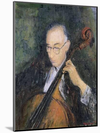 My Cellist, 1996-Patricia Espir-Mounted Giclee Print