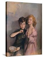 'My Children, Stephen and Paul', c1910.-Philip A de Laszlo-Stretched Canvas