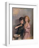 'My Children, Stephen and Paul', c1910.-Philip A de Laszlo-Framed Giclee Print