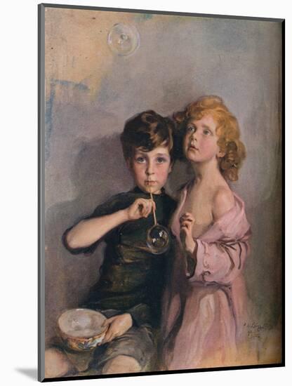 'My Children, Stephen and Paul', c1910.-Philip A de Laszlo-Mounted Giclee Print