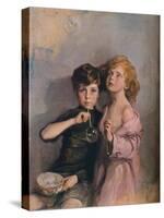 'My Children, Stephen and Paul', c1910.-Philip A de Laszlo-Stretched Canvas