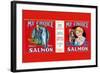 My Choice British Columbia Keta Salmon-null-Framed Art Print