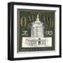 My City Oakland Brand - San Dimas, California - Citrus Crate Label-Lantern Press-Framed Art Print