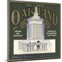 My City Oakland Brand - San Dimas, California - Citrus Crate Label-Lantern Press-Mounted Art Print