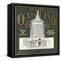 My City Oakland Brand - San Dimas, California - Citrus Crate Label-Lantern Press-Framed Stretched Canvas