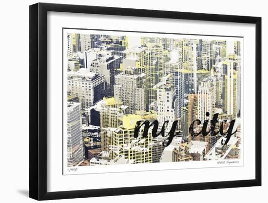 My City-Mj Lew-Framed Giclee Print