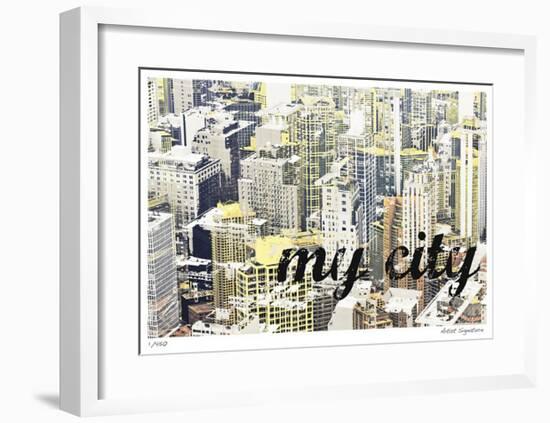 My City-Mj Lew-Framed Giclee Print