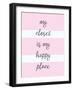 My Closet Is My Happy Place-Evangeline Taylor-Framed Art Print