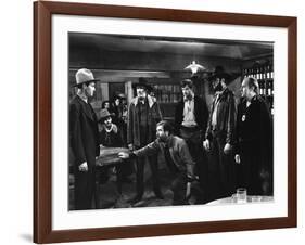 MY DARLING CLEMENTINE, 1946 directed by JOHN FORD Henry Fonda, Walter Brennan and John Ireland (b/w-null-Framed Photo