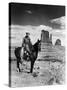 MY DARLING CLEMENTINE, 1946 directed by JOHN FORD Heny Fonda (b/w photo)-null-Stretched Canvas