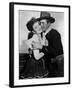 MY DARLING CLEMENTINE, 1946 directed by JOHN FORD Linda Darnell and Victor Mature (b/w photo)-null-Framed Photo