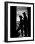 MY DARLING CLEMENTINE, 1946 directed by JOHN FORD Victor Mature and Ward Bond (b/w photo)-null-Framed Photo