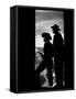 MY DARLING CLEMENTINE, 1946 directed by JOHN FORD Victor Mature and Ward Bond (b/w photo)-null-Framed Stretched Canvas