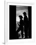 MY DARLING CLEMENTINE, 1946 directed by JOHN FORD Victor Mature and Ward Bond (b/w photo)-null-Framed Photo