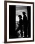 MY DARLING CLEMENTINE, 1946 directed by JOHN FORD Victor Mature and Ward Bond (b/w photo)-null-Framed Photo