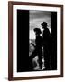 MY DARLING CLEMENTINE, 1946 directed by JOHN FORD Victor Mature and Ward Bond (b/w photo)-null-Framed Photo