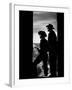 MY DARLING CLEMENTINE, 1946 directed by JOHN FORD Victor Mature and Ward Bond (b/w photo)-null-Framed Photo