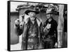 MY DARLING CLEMENTINE, 1946 directed by JOHN FORD Walter Brennan and Heny Fonda (b/w photo)-null-Framed Stretched Canvas