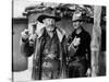 MY DARLING CLEMENTINE, 1946 directed by JOHN FORD Walter Brennan and Heny Fonda (b/w photo)-null-Stretched Canvas