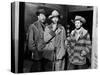 MY DARLING CLEMENTINE, 1946 directed by JOHN FORD Ward Bond, Henry Fonda and Tim Holt (b/w photo)-null-Stretched Canvas