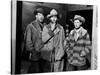 MY DARLING CLEMENTINE, 1946 directed by JOHN FORD Ward Bond, Henry Fonda and Tim Holt (b/w photo)-null-Stretched Canvas
